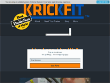 Tablet Screenshot of krickfit.com